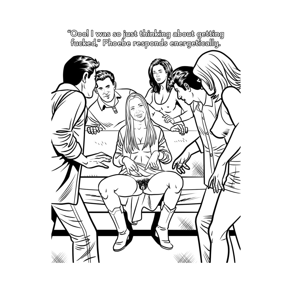 FRIENDS WITH BENEFITS PORN PARODY COLORING BOOK