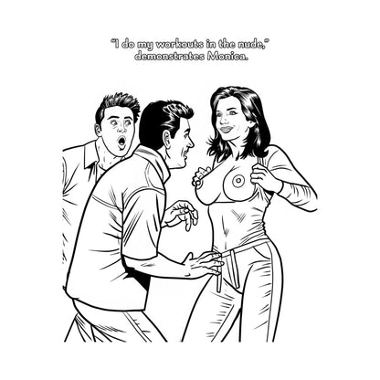 FRIENDS WITH BENEFITS PORN PARODY COLORING BOOK