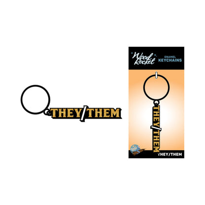 THEY/THEM KEYCHAIN