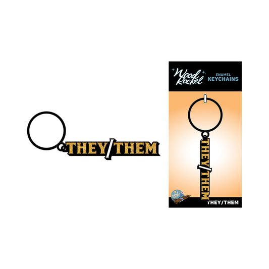 THEY/THEM KEYCHAIN