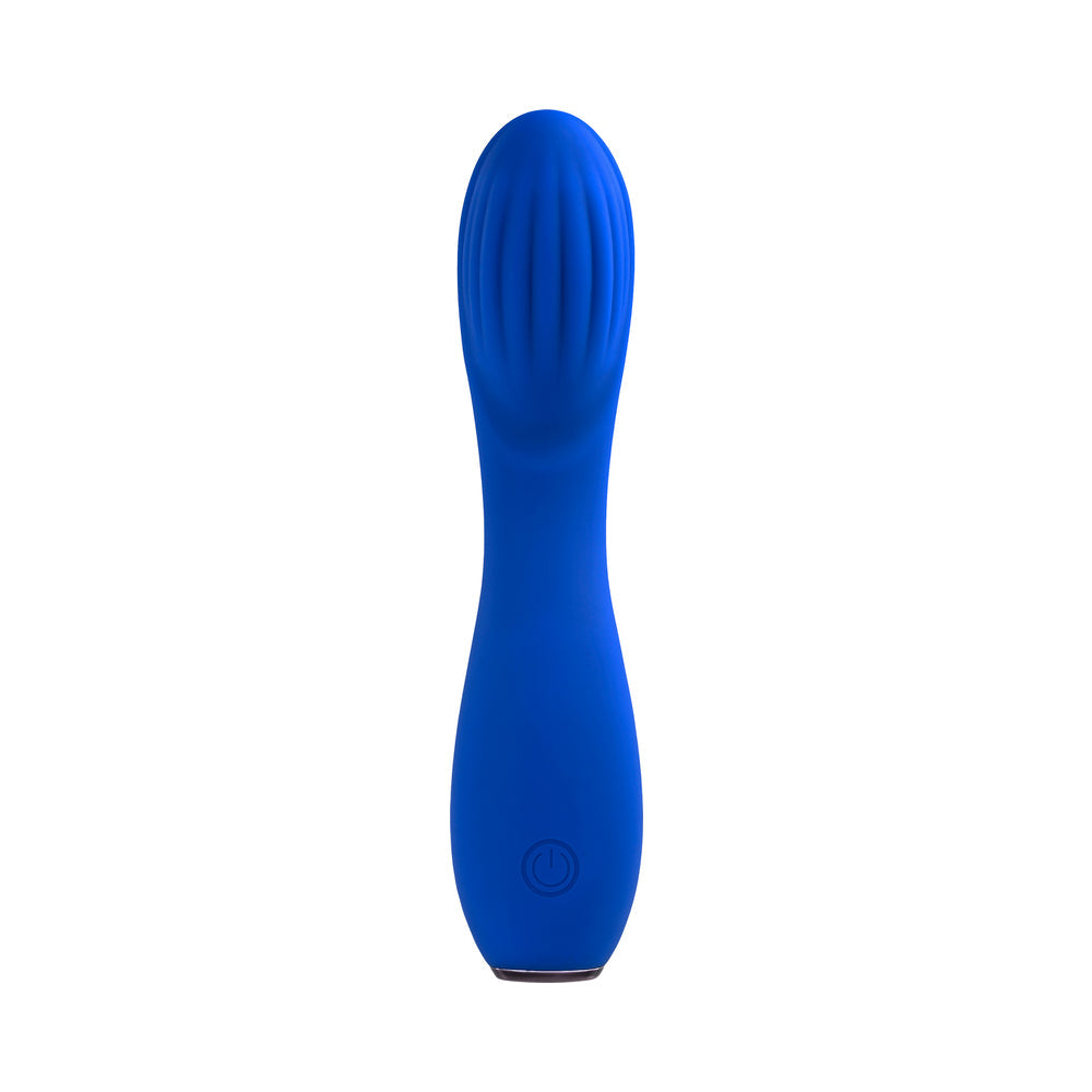 SELOPA - VIBRADOR RECARGABLE DE SILICONA AZUL SAPPHIRE G
