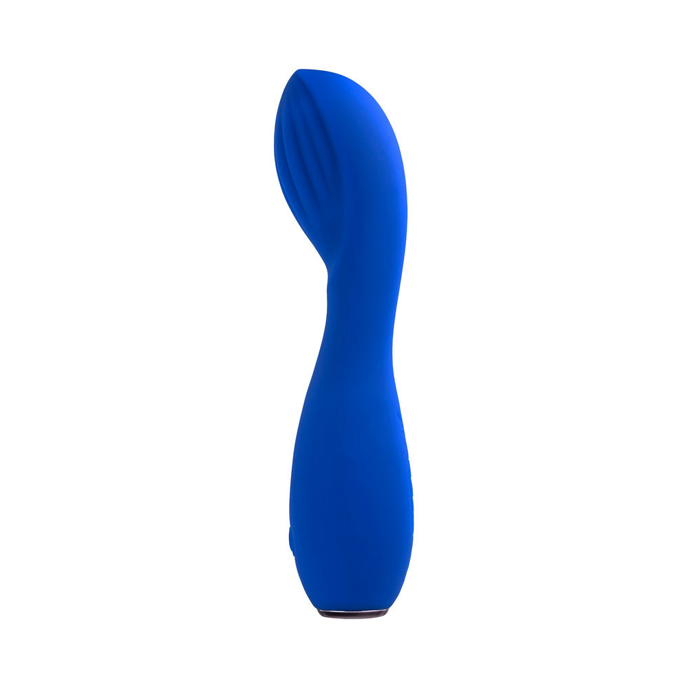 SELOPA - VIBRADOR RECARGABLE DE SILICONA AZUL SAPPHIRE G