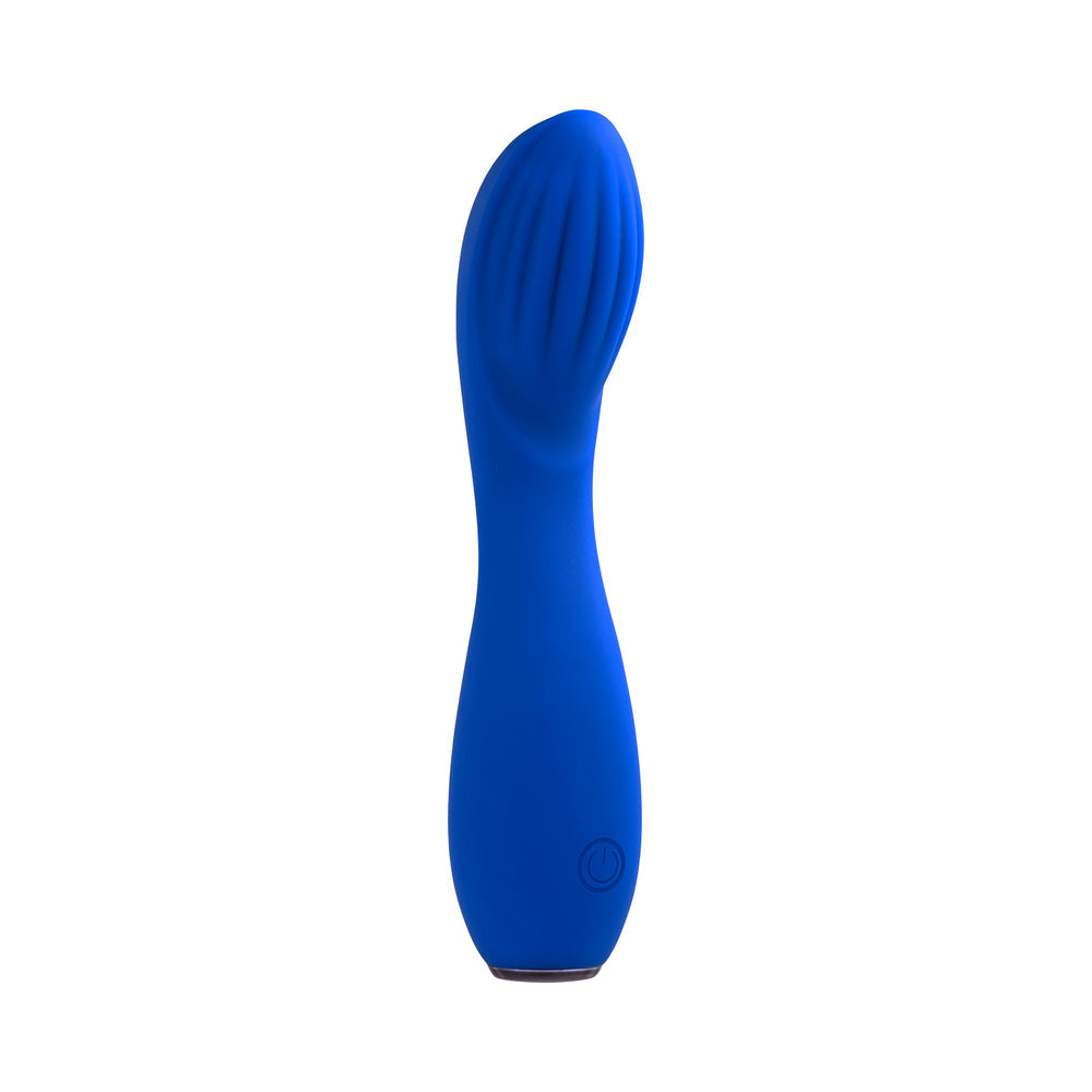 SELOPA - VIBRADOR RECARGABLE DE SILICONA AZUL SAPPHIRE G