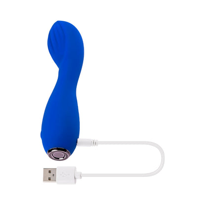 SELOPA - VIBRADOR RECARGABLE DE SILICONA AZUL SAPPHIRE G