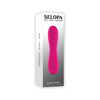 SELOPA RAZZLE DAZZLE RECHARGEABLE VIBE SILICONE PINK