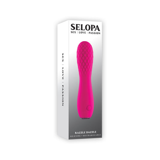 SELOPA RAZZLE DAZZLE RECHARGEABLE VIBE SILICONE PINK