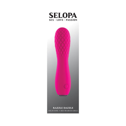 SELOPA RAZZLE DAZZLE RECHARGEABLE VIBE SILICONE PINK