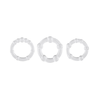 SELOPA ERECTION RINGS COCK RING SET CLEAR