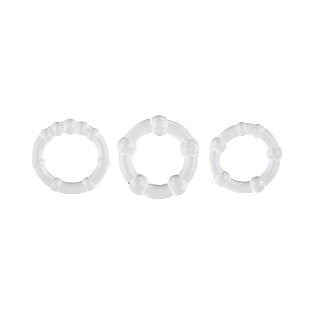 SELOPA - ERECTION RINGS COCK RING SET CLEAR