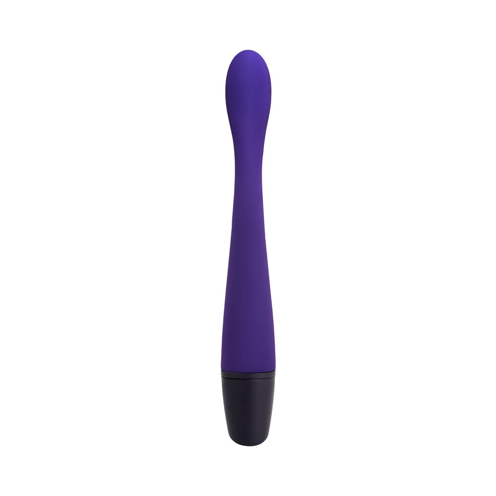 SELOPA PLUM PASSION RECHARGEABLE DUAL STIM SILICONE PURPLE