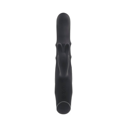 EVOLVED RINGMASTER RECHARGEABLE DUAL STIM VIBE SILICONE BLACK