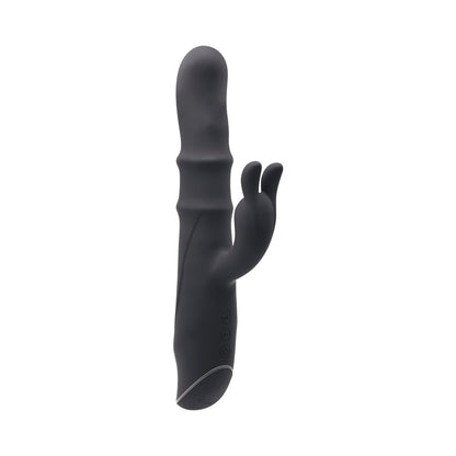 EVOLVED RINGMASTER RECHARGEABLE DUAL STIM VIBE SILICONE BLACK