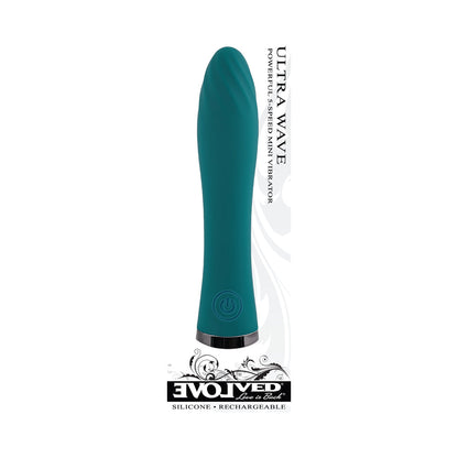 EVOLVED ULTRA WAVE RECHARGEABLE VIBRATOR TEAL