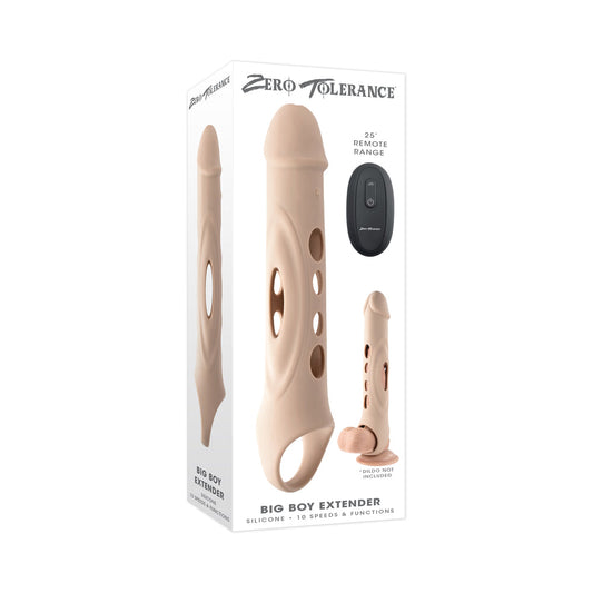 ZERO TOLERANCE BIG BOY EXTENDER RECHARGEABLE EXTENSION WITH REMOTE SILICONE LIGHT