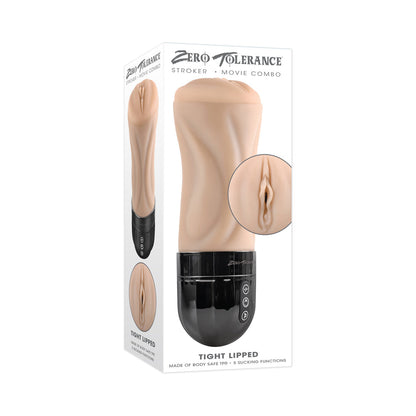 ZERO TOLERANCE TIGHT LIPPED RECHARGEABLE STROKER WITH SUCTION LIGHT
