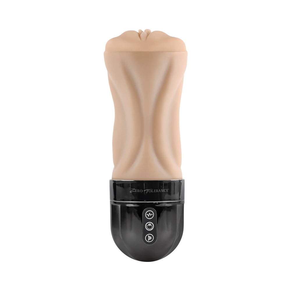 ZERO TOLERANCE TIGHT LIPPED RECHARGEABLE STROKER WITH SUCTION LIGHT