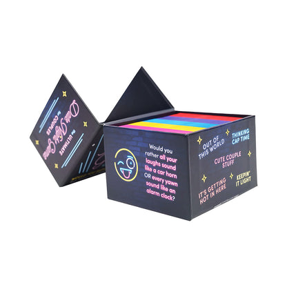 THE ULTIMATE DATE NIGHT GAME FOR COUPLES: WOULD YOU RATHER? CARDS