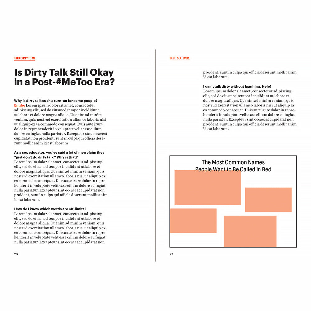 MEN''S HEALTH BEST. SEX. EVER.