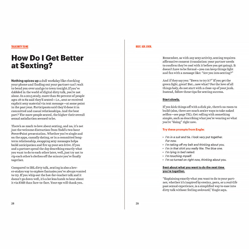 MEN''S HEALTH BEST. SEX. EVER.