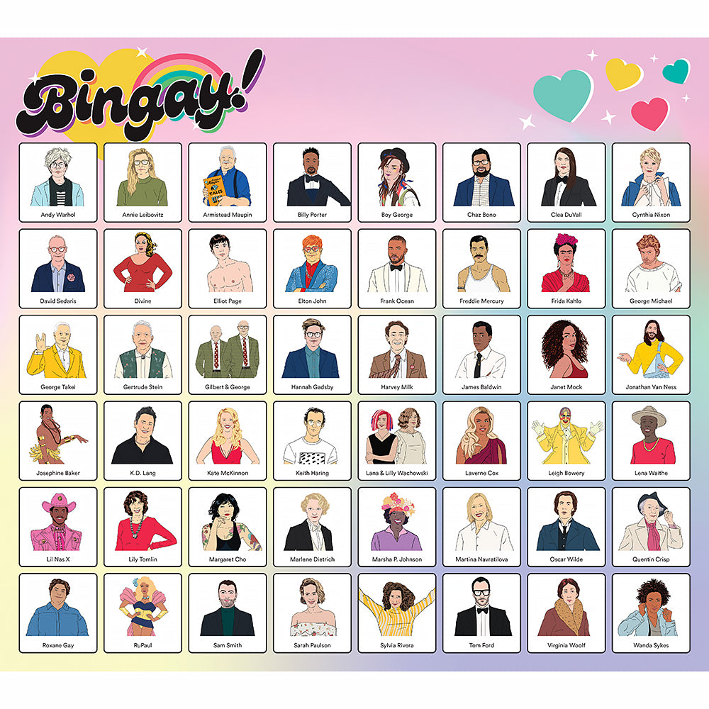 BINGAY! CELEBRATE OUR LGBTQ+ ICONS! GAME