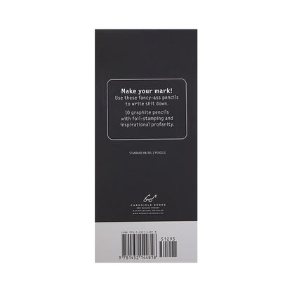 HACHETTE - CALLIGRAPHUCK FUCKING BRILLIANT PENCILS 10-PACK