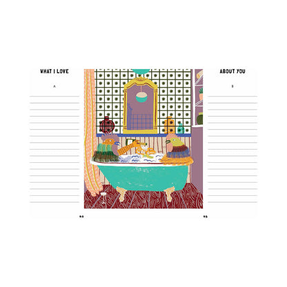 HACHETTE - DATE NIGHT IN: A JOURNAL FOR COUPLES - SPARK CONVERSATION & CONNECTION