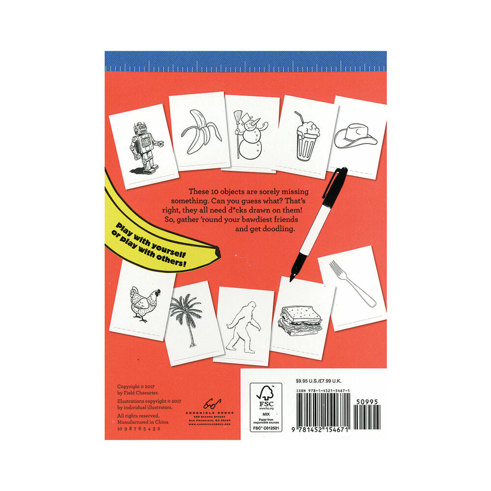 HACHETTE - DRAW A DICK ON IT: A NAUGHTY DRAWING GAME