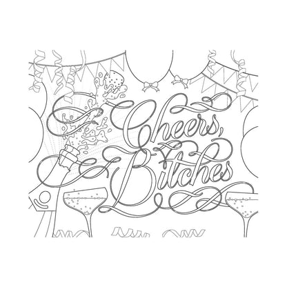 HACHETTE - CALLIGRAPHUCK FUCKING AWESOME COLORING BOOK