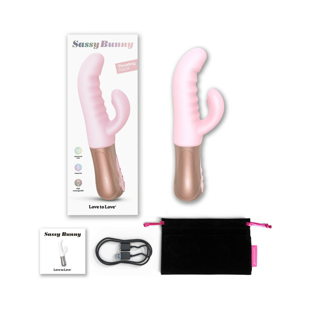 LOVELY PLANET - LOVE TO LOVE SASSY BUNNY THRUSTING RABBIT BABY PINK