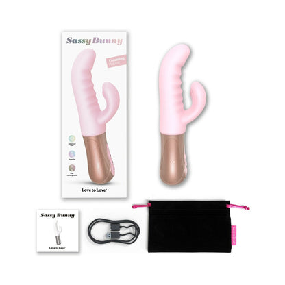 LOVELY PLANET - LOVE TO LOVE SASSY BUNNY THRUSTING RABBIT BABY PINK