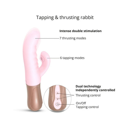 LOVELY PLANET - LOVE TO LOVE SASSY BUNNY THRUSTING RABBIT BABY PINK