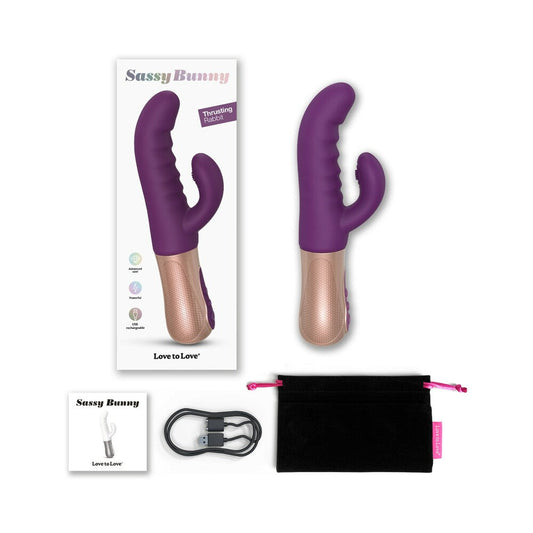LOVELY PLANET - LOVE TO LOVE SASSY BUNNY THRUSTING RABBIT PURPLE RAIN