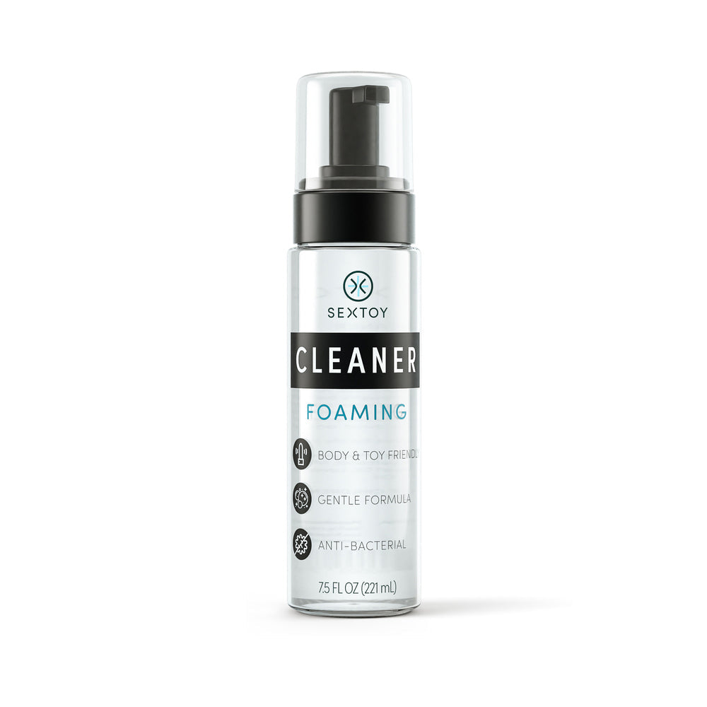 SEXTOY - LIMPIADOR ESPUMOSO PARA CUERPO Y JUGUETES 7.5 OZ. (CADUCA EN MENOS DE 3 MESES)