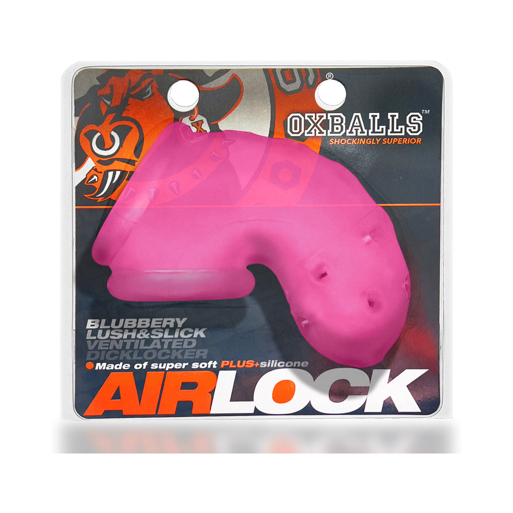 OXBALLS AIRLOCK AIR-LITE VENTED CHASTITY PINK ICE