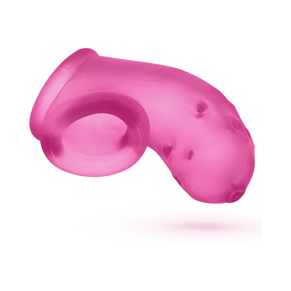OXBALLS AIRLOCK AIR-LITE VENTED CHASTITY PINK ICE