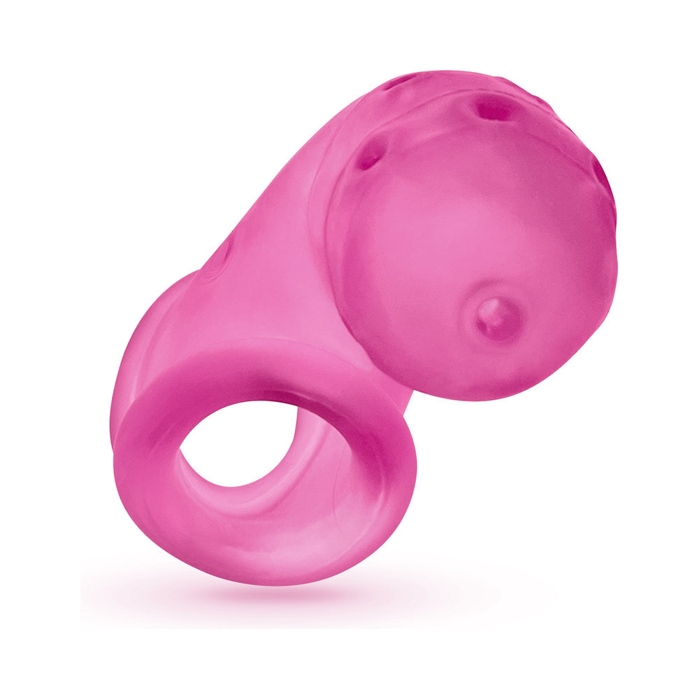OXBALLS AIRLOCK AIR-LITE VENTED CHASTITY PINK ICE
