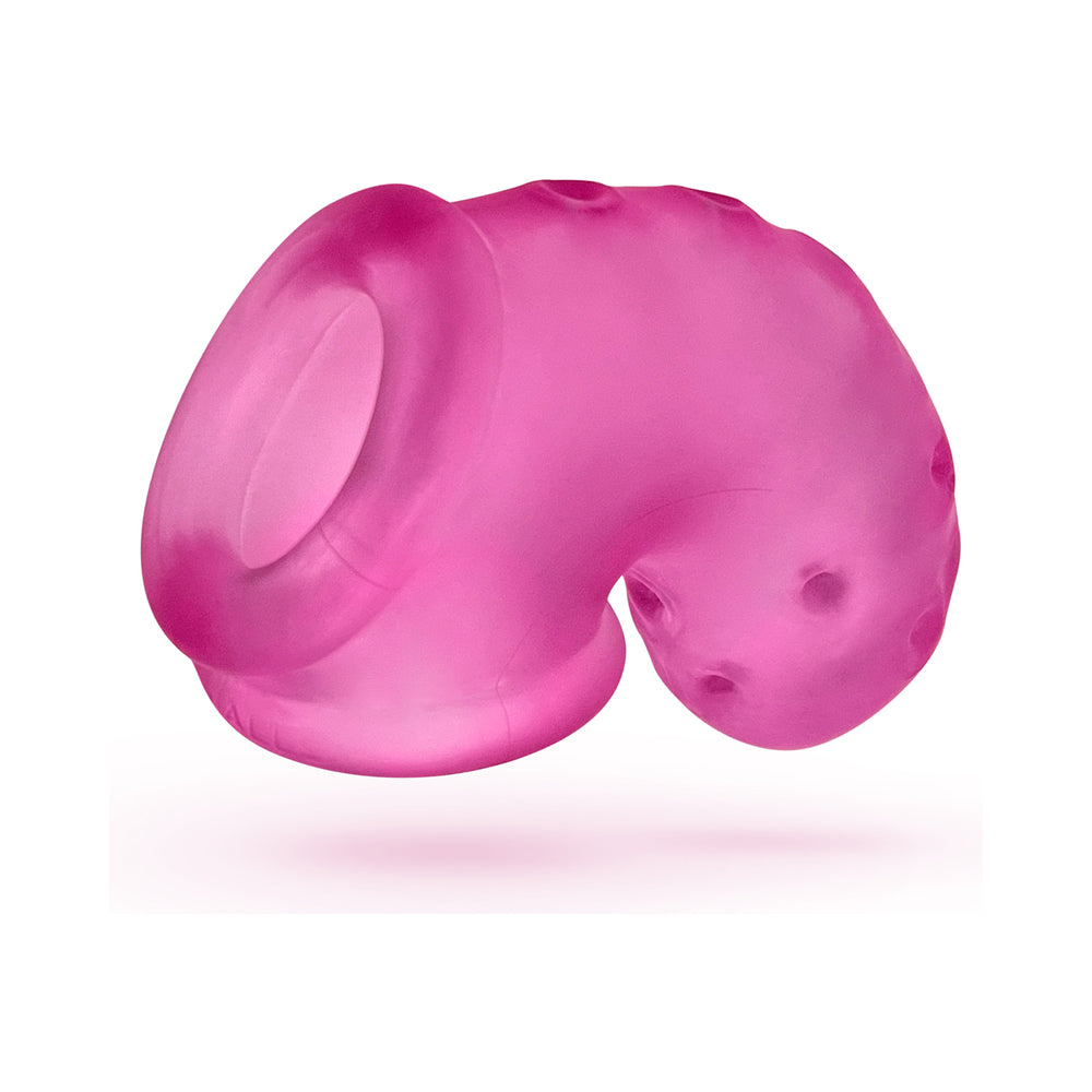 OXBALLS AIRLOCK AIR-LITE VENTED CHASTITY PINK ICE