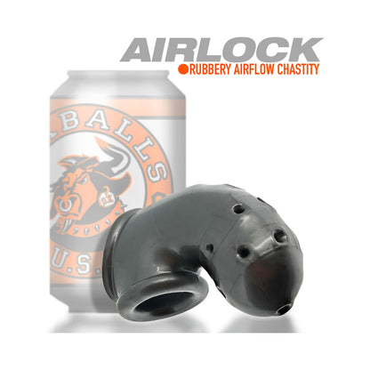 OXBALLS AIRLOCK AIR-LITE VENTED CHASTITY STEEL