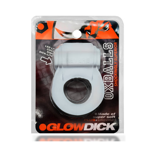 OXBALLS GLOWDICK COCKRING WITH LED CLEAR ICE