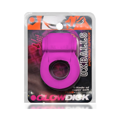 OXBALLS GLOWDICK COCKRING WITH LED PINK ICE