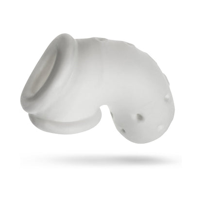 OXBALLS AIRLOCK AIR-LITE VENTED CHASTITY WHITE ICE