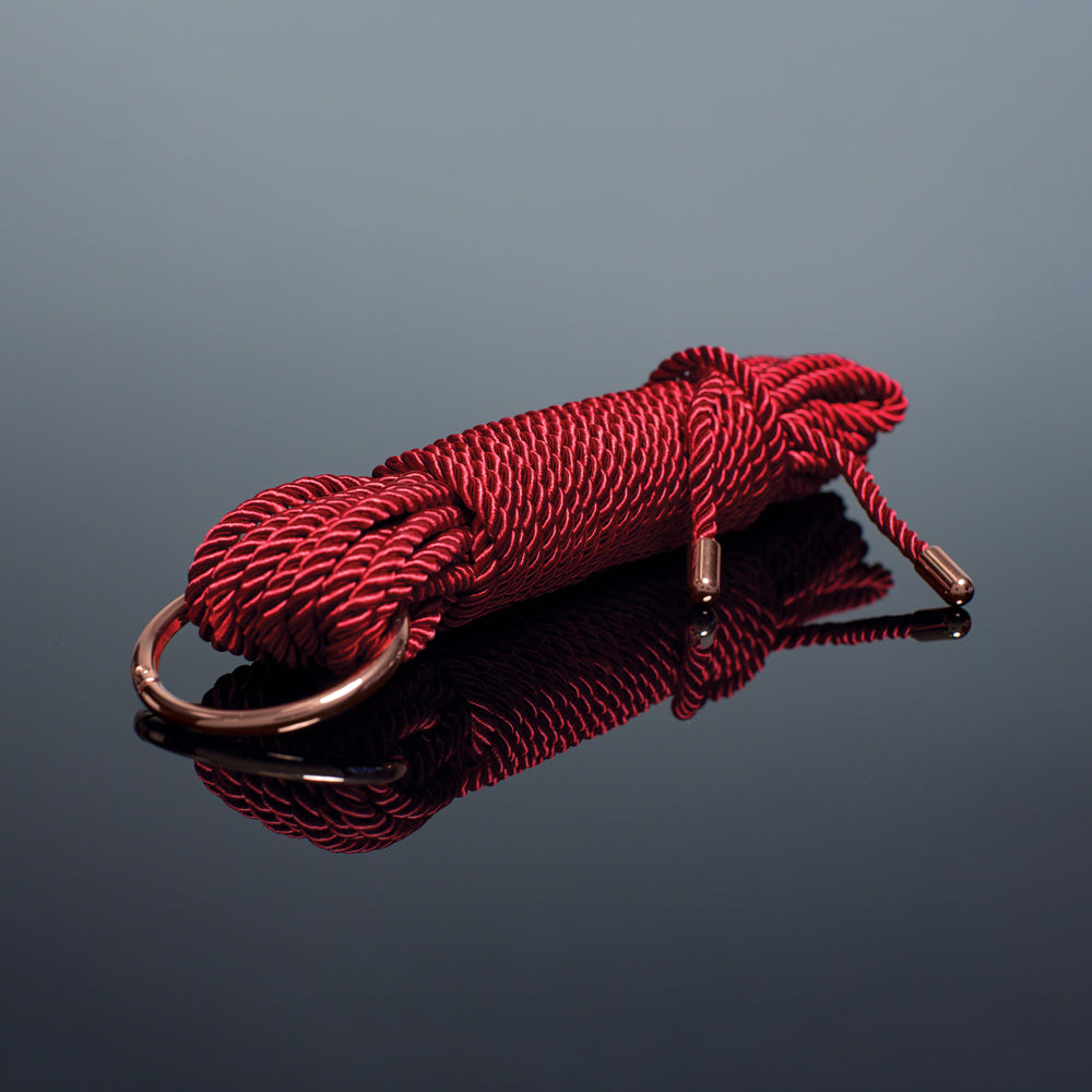 COQUETTE PLEASURE COLLECTION SILKY ROPE RED