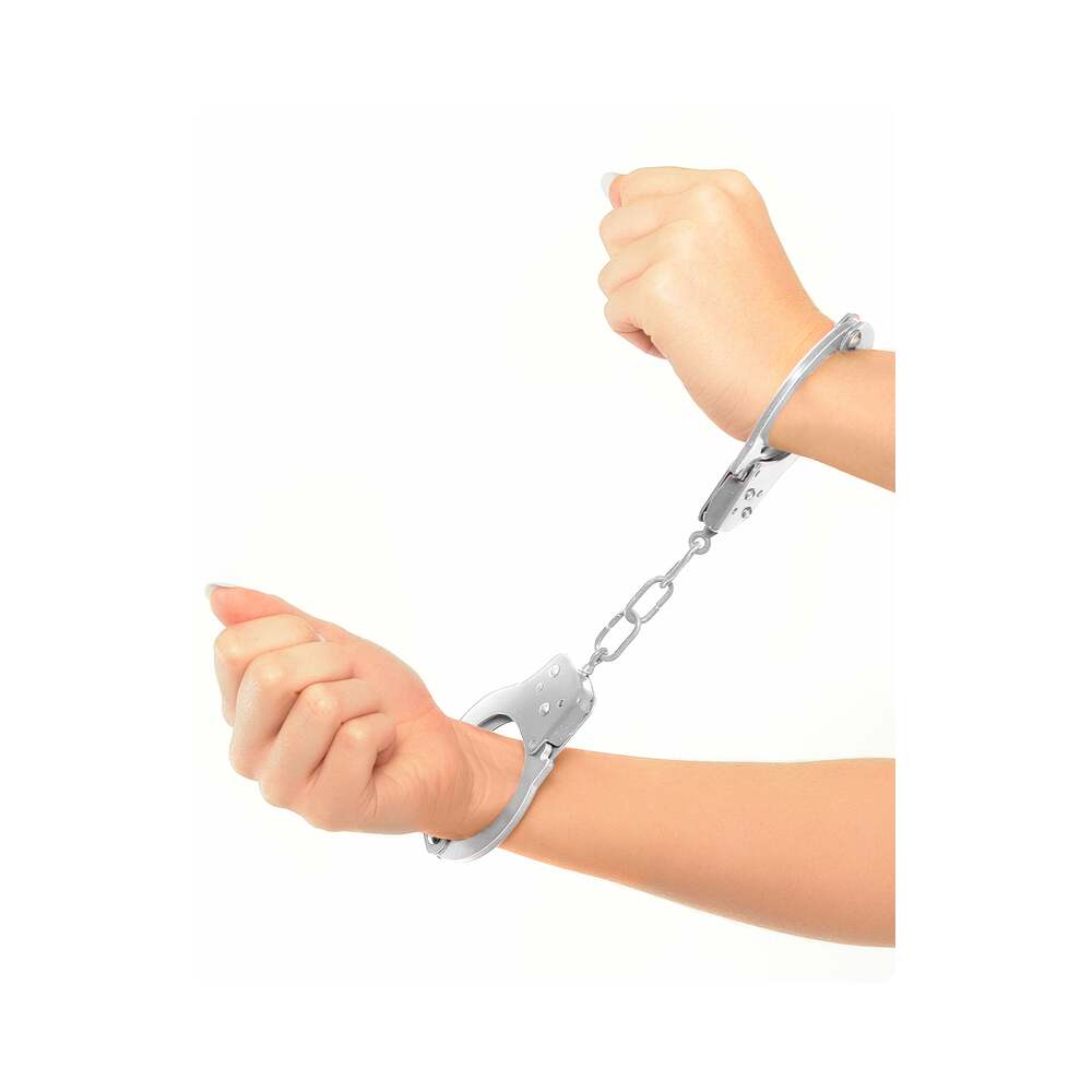 PIPEDREAM - FETISH FANTASY SERIES OFFICIAL HANDCUFFS SILVER
