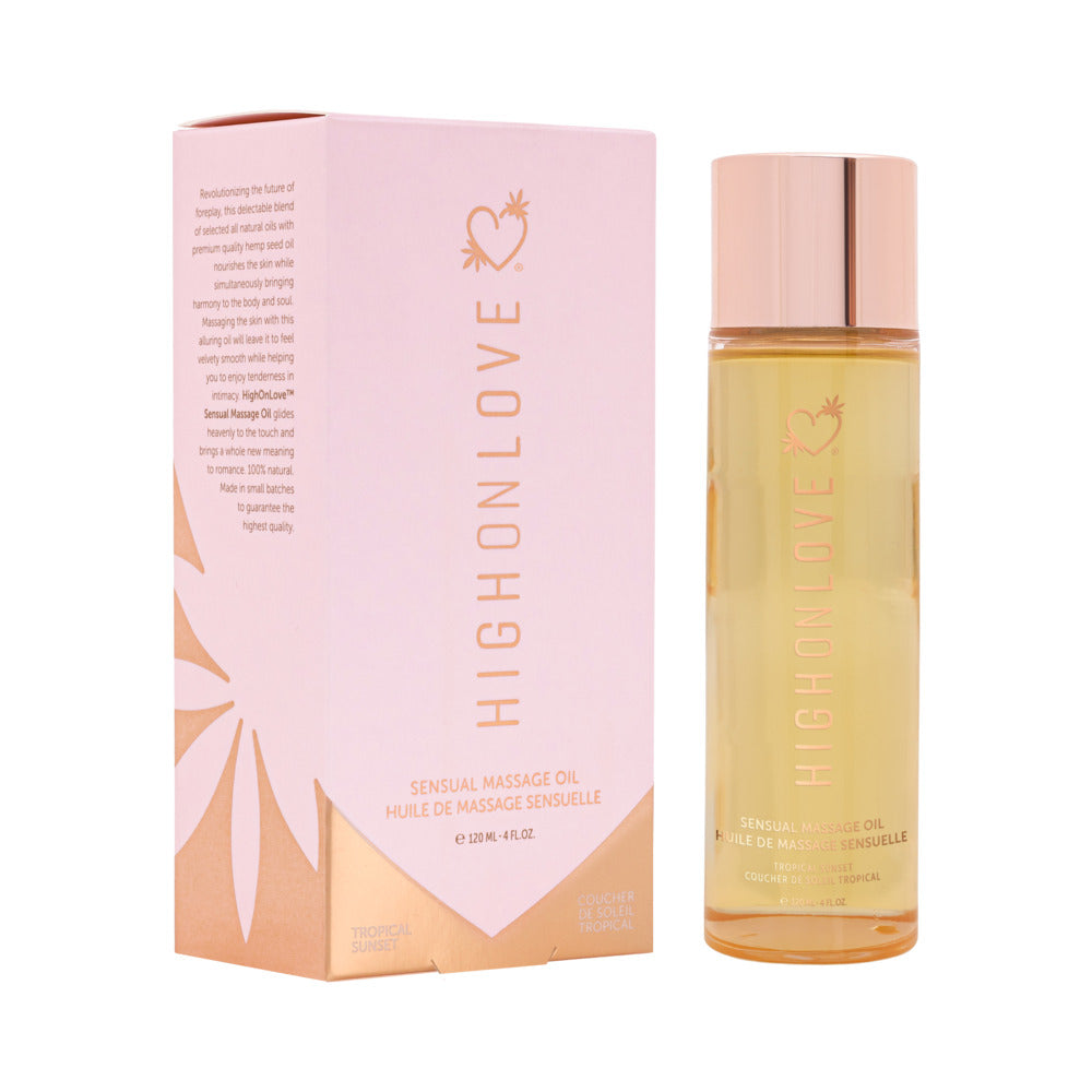 HIGHONLOVE MASSAGE OIL TROPICAL SUNSET
