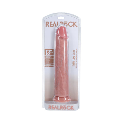 SHOTS - REALROCK EXTRA LONG 13 IN. DILDO BEIGE