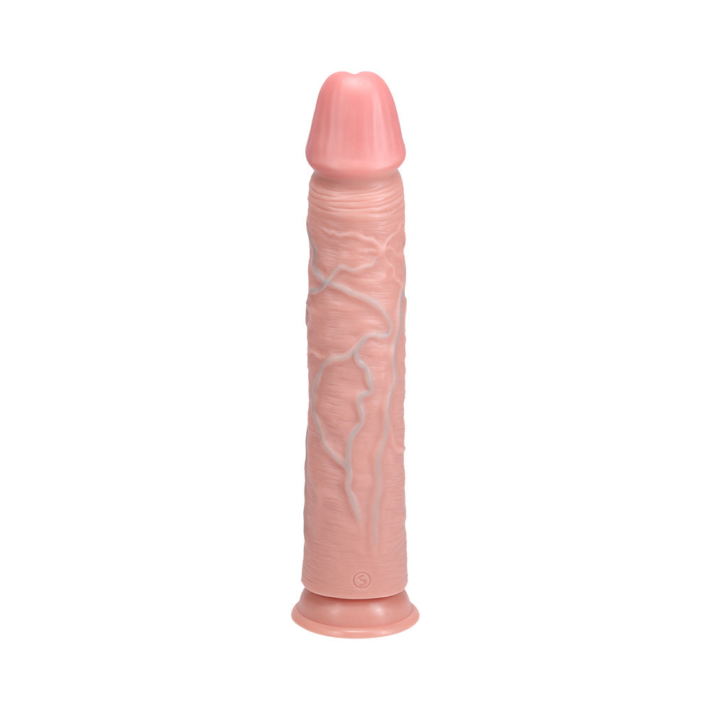 REALROCK EXTRA LONG 13 IN. DILDO BEIGE