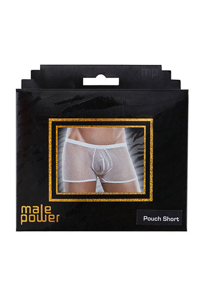 MALE POWER - SHORT RED BLANCO POUCH SHORT S