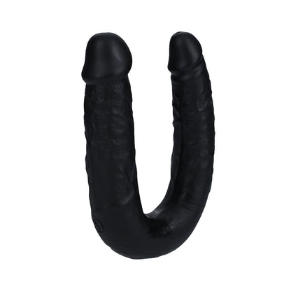 REALROCK 7 IN. U-SHAPED DOUBLE DILDO BLACK