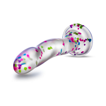 NEO ELITE HANKY PANKY 7.5 IN. GLOW-IN-THE-DARK SILICONE CONFETTI DILDO