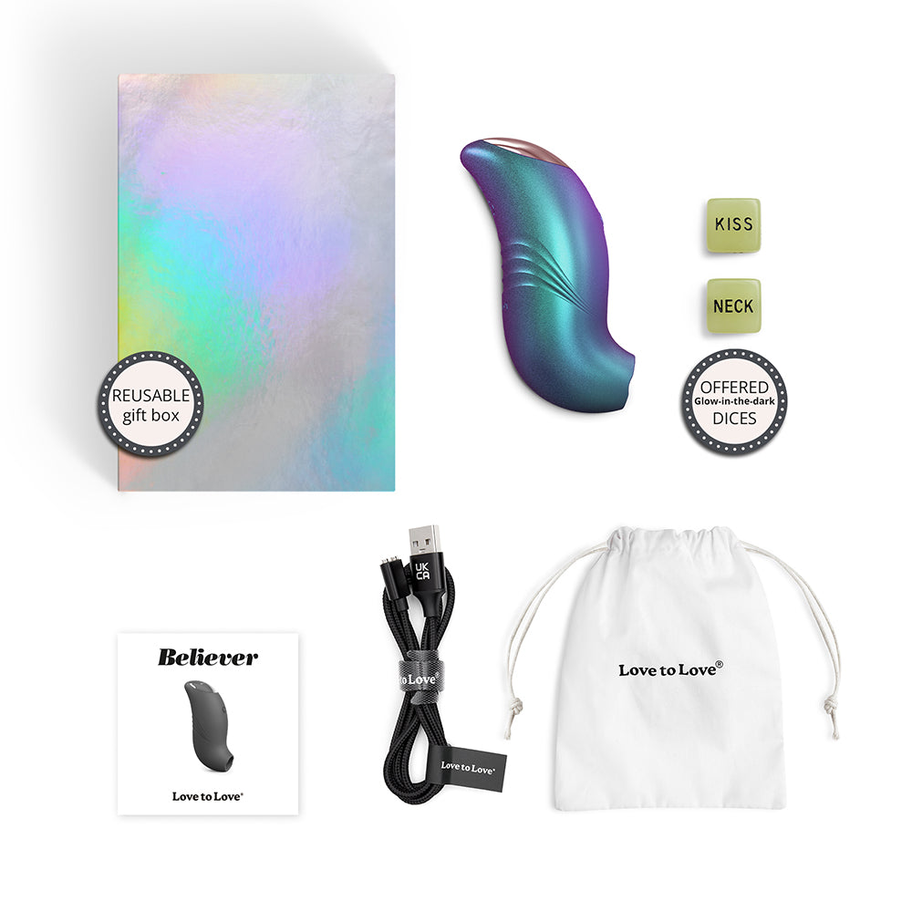 LOVELY PLANET - LOVE TO LOVE BELIEVER IRIDESCENT TURQUOISE